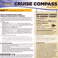 Allure Of The Seas Cruise Compass - Cruise Gallery